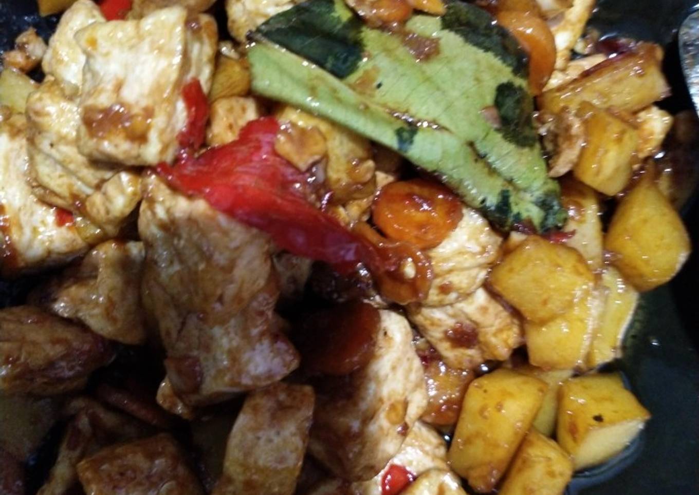 Tumis tahu kentang & wortel