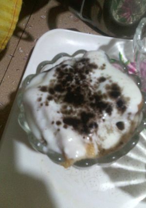 صورة لوصفة تيراميسو صحي بالزبادي الطبيعي واليمون اكثر من راااااااااااءع 😋😋