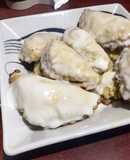 Empanadillas de cayote y nuez en masa de hojaldre