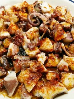 Una foto de Pulpo al pimentón
