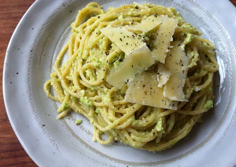 Recipe of Ultimate Edamame &amp; Avocado Spaghetti