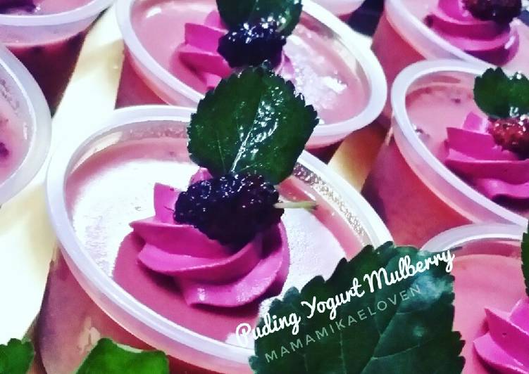 Puding Yogurt Mulberry