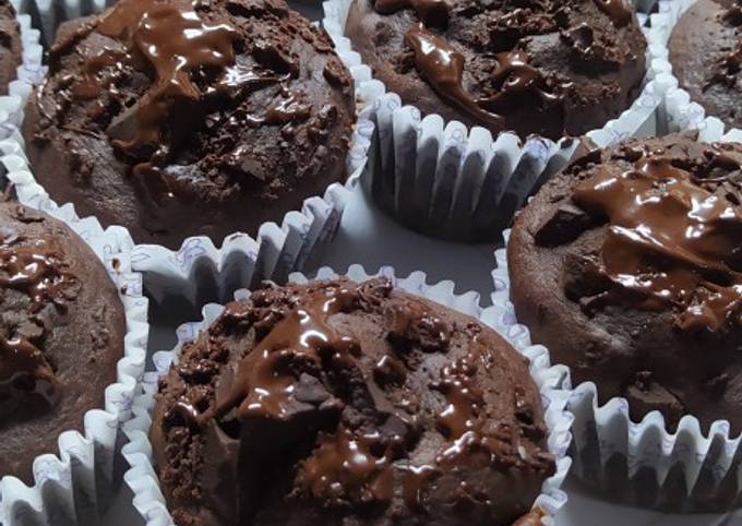 Muffins de Chocolate del Tipo Starbucks Receta de graciela martinez  @gramar09 en Instagram ☺?- Cookpad
