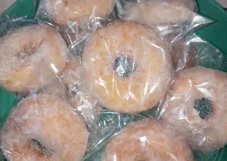 Donat lembut tanpa ulen