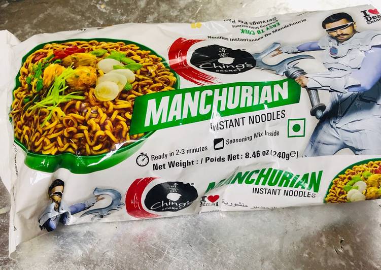 Step-by-Step Guide to Prepare Super Quick Homemade #chinese food vibes# Manchurian noodles!!!