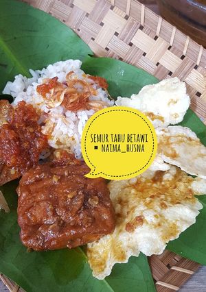 Foto resep Semur tahu betawi