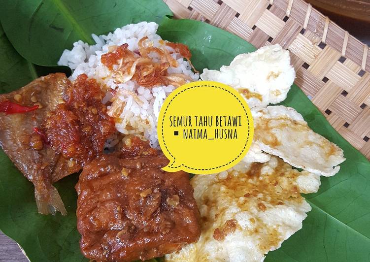 Semur tahu betawi