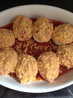 Una foto de Huevos rellenos de atún