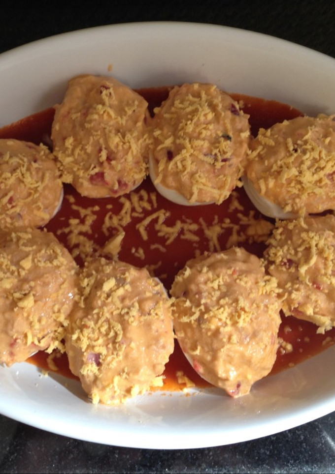Una foto de Huevos rellenos de atún