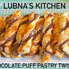 A picture of Chocolate Puff Pastry Twists:.