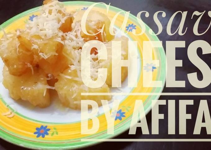 Cara Gampang Membuat Singkong Keju Pecah Merekah (Cassava Cheese), Bisa Manjain Lidah