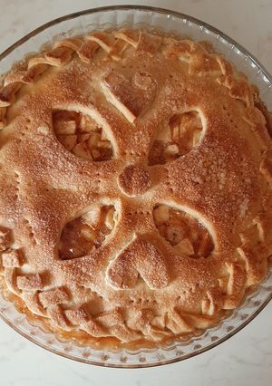 Amerikai almás pite recept fotója