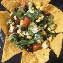 Mexican salad A picture of Mexican salad.