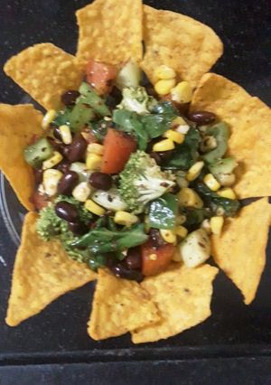 A picture of Mexican salad.