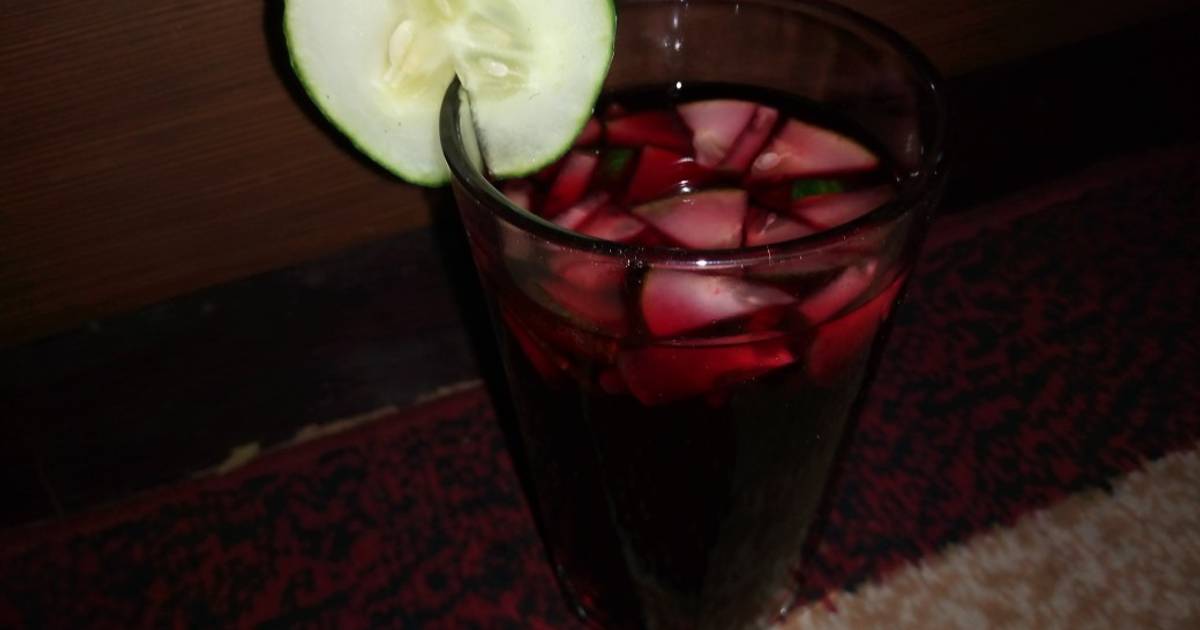 Zobo with Cucumber Drink Recipe by amyrah amyn Cookpad