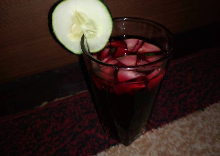 Step-by-Step Guide to Make Awsome Zobo with Cucumber Drink | Quick Recipe For Dinner