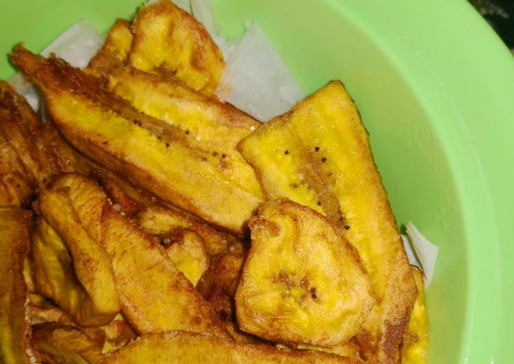 How to Prepare Homemade Fried plantain