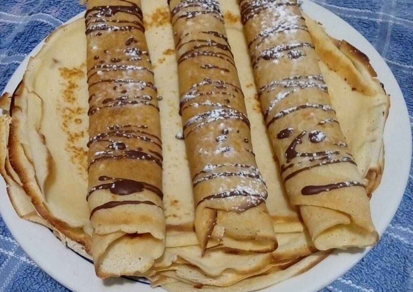 Panqueques con dulce de leche
