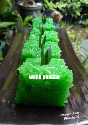 Foto resep Wajik ketan pandan