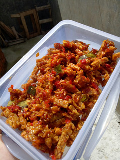 Foto resep Orek tempe kering pedas manis