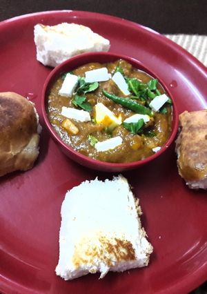 A picture of Mumbai Pav Bhaji.