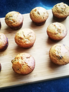 Diós - aszalványos muffin recept fotója