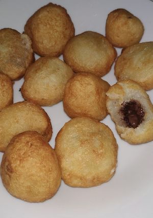 Foto resep Bola bola singkong isi selai coklat