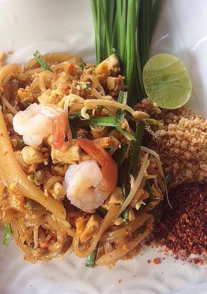 รูปของ ผัดไทยกุ้งสด