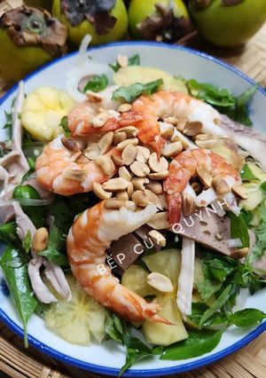 Hình của món Gỏi quả hồng giòn.