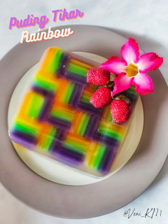 Foto resep Puding Tikar Rainbow
