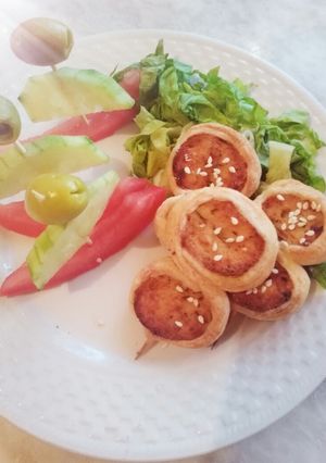 صورة لوصفة معجنات بالنقانق