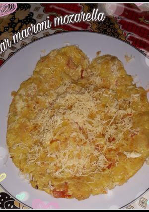 Foto resep Dadar macroni mozarella