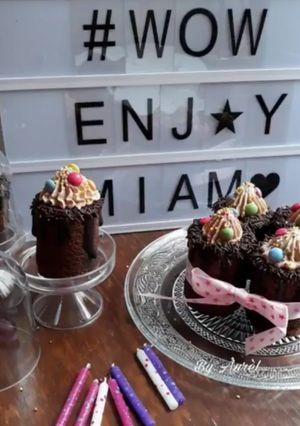 Une photo de ☆Brownie Shot Chocolat Intense, Smarties et Ganache Montée Nutella©☆