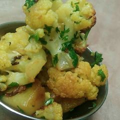 A picture of  Aloo Gobi Sabzi.