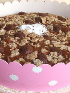 Una foto de Muffin gigante de chocolate con cereales