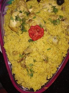 صورة لوصفة كبسه سعودى بالفراخ