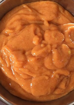 A picture of Raw mango masaledar chutney.