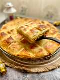 برك تركي بحشوة الدجاج والخضار بطريقه سهلة ومميزه