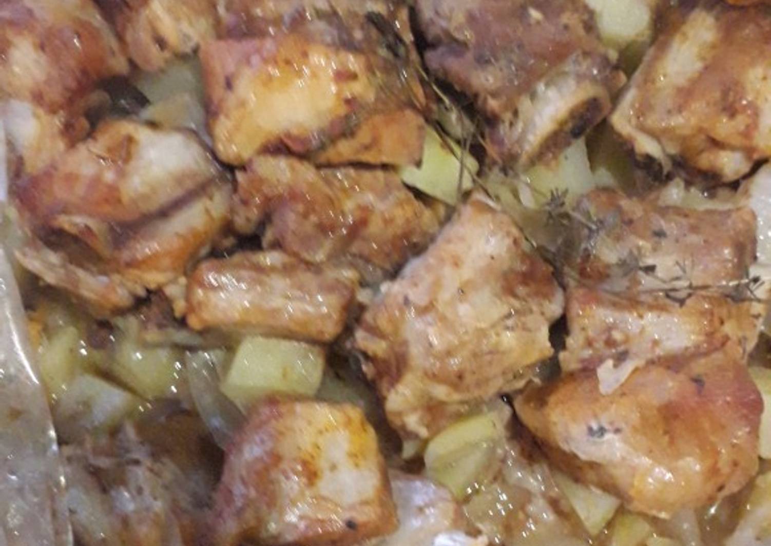Ребрышки свиные на сковороде рецепты с фото