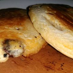 A picture of Pancakes with Chocolate Chips.
