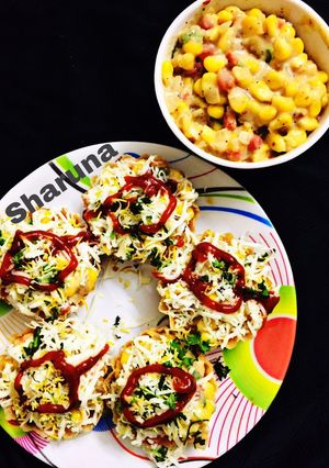 A picture of Cheesy Corn Chat.