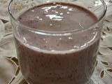 Frozen Banana Blueberry Breakfast Smoothie