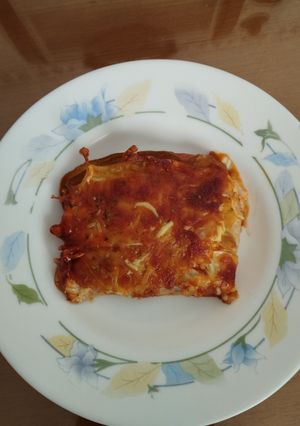 Una foto de Pastel de berenjenas