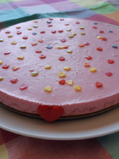 Una foto de Tarta de petit suisse