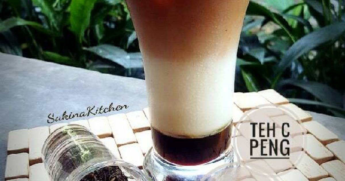 Resep Three Layer Tea Teh C Peng Oleh Sakina Kitchen Cookpad Resep Three Layer Tea Teh C Peng Oleh Sakina Kitchen Cookpad