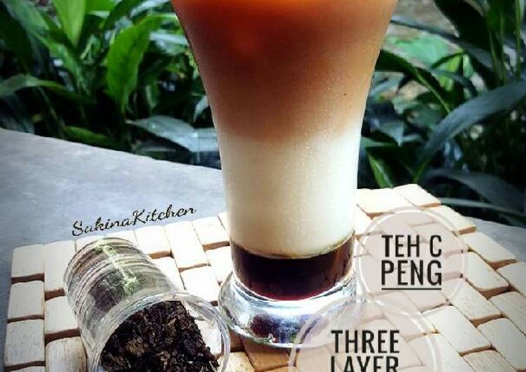 Resep Three Layer Tea Teh C Peng Oleh Sakina Kitchen Cookpad Resep Three Layer Tea Teh C Peng Oleh Sakina Kitchen Cookpad