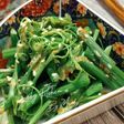 涼拌龍鬚菜佐黃金芝麻醬