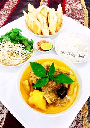 Hình của món Vịt Nấu Cà Ri Thái.