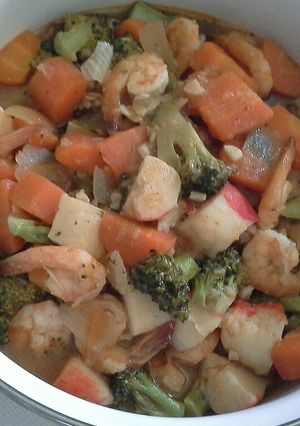 Foto resep Udang brokoli saus tomat