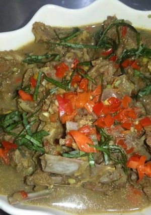 A picture of Lamb soup.